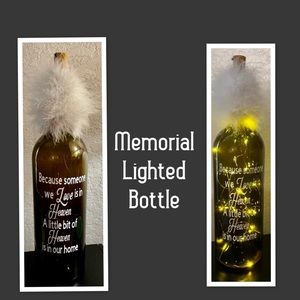 Memorial Lighted Bottle